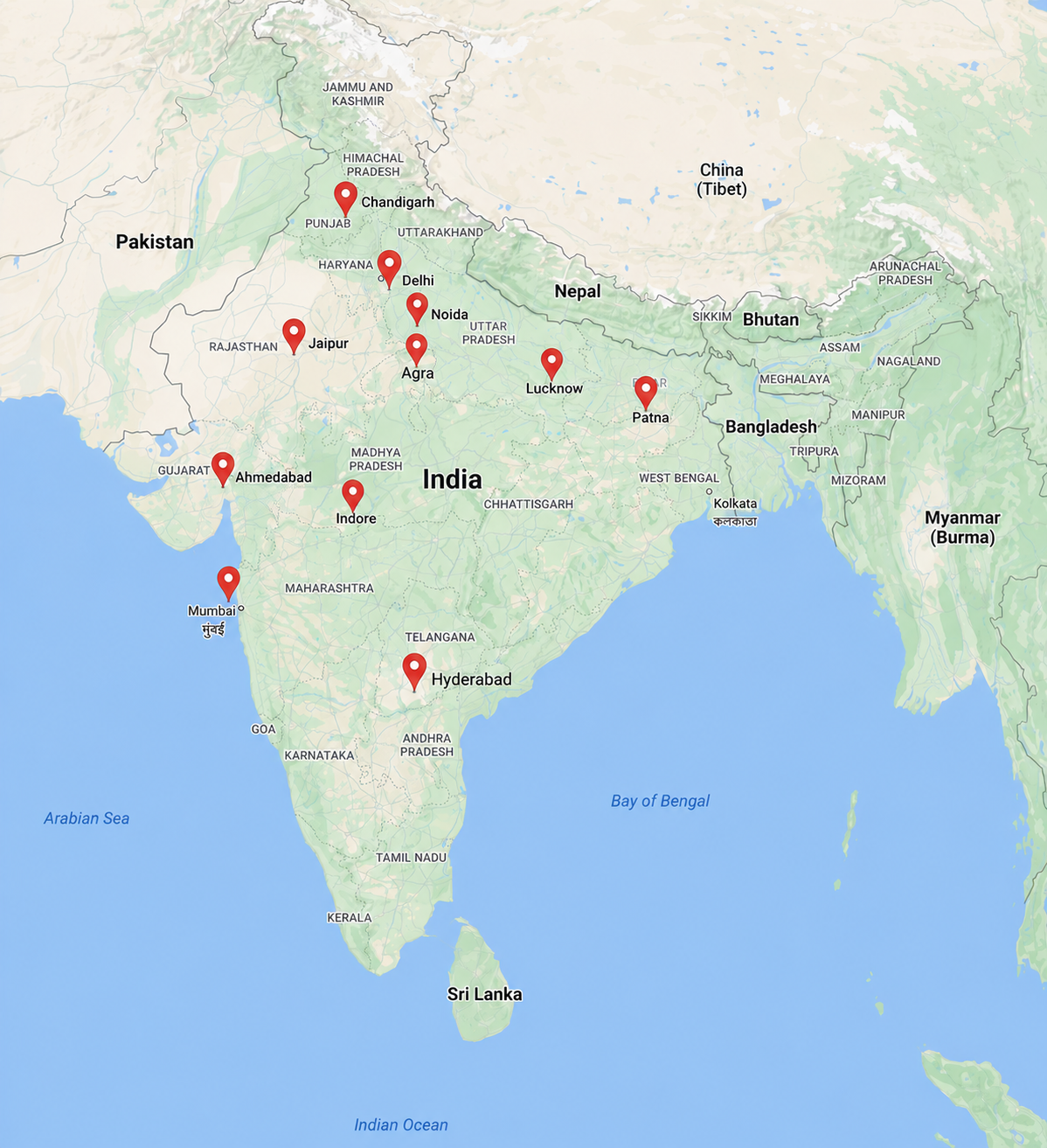 TNI Branches India